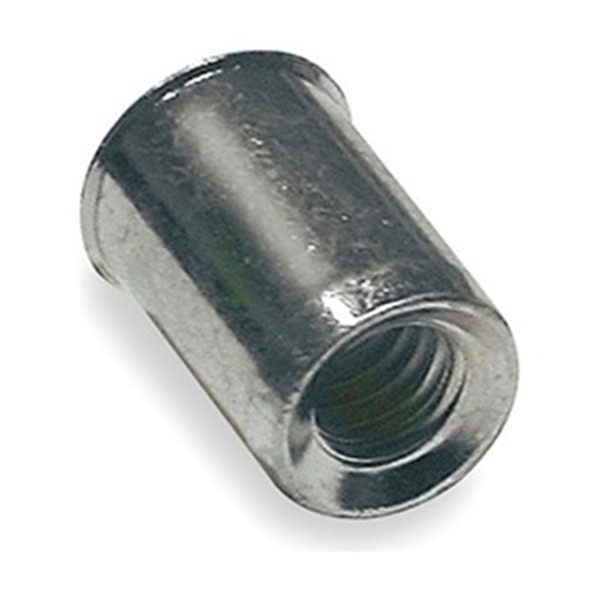 Arconic Rivet Nut, #10-24 Thread Size, 0.13 in L, Steel, 50 PK M47435
